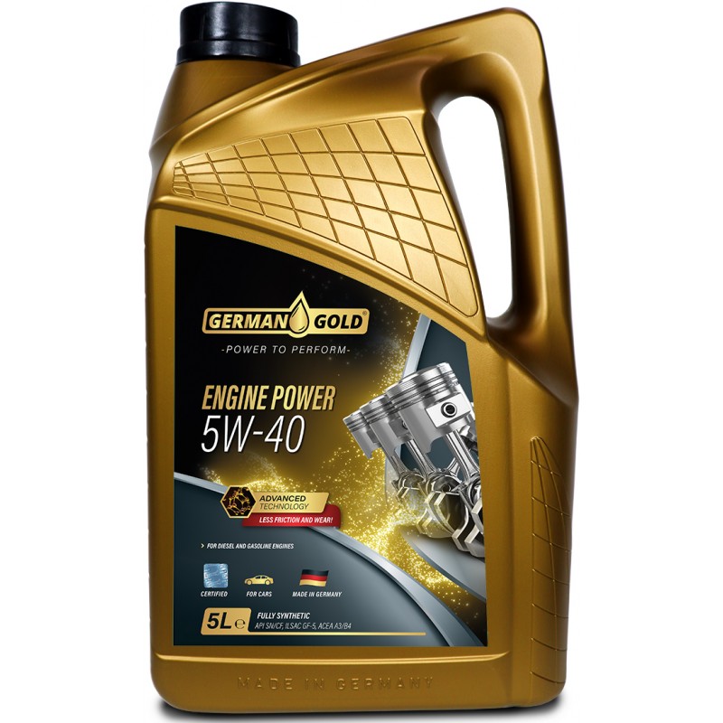 GERMAN GOLD ENGINE POWER 5W-40 5L