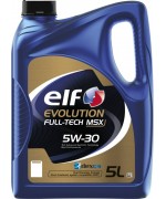 Моторно масло ELF EVOLUTION FULL-TECH MSX 5W-30 5L