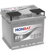 Акумулатор MONBAT EFB PREMIUM 50AH 540A R+