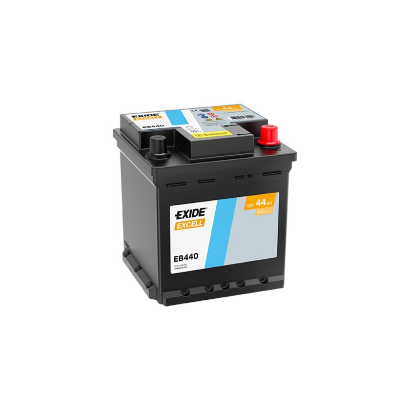EXIDE EXCELL 44AH 400A R+