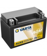 Акумулатор VARTA DYNAMIC AGM AUX9 YTX9 9AH 130A L+