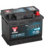 Акумулатор YUASA YBX7000 EFB 65AH 600A R+