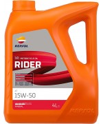 Мотоциклетно четиритактово масло REPSOL RIDER 4T 15W-50 4L