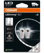 Крушка OSRAM WHITE 6000K W5W LED 1W 24V CARTON BLISTER X2 PCS 2845DWP-2BL