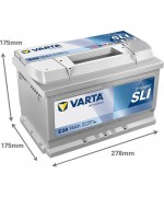 VARTA DYNAMIC SLI 74AH 750A R+ 2