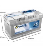 VARTA DYNAMIC SLI 85AH 800A R+ 2